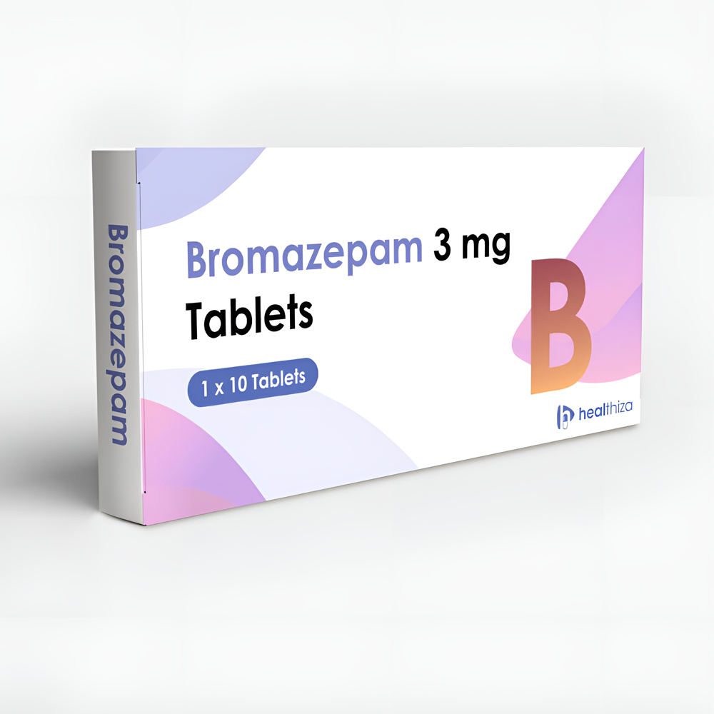 Таблетки Бромазепам 3 мг от Healthiza — мониторинг доступности препарата в Казахстана и цены