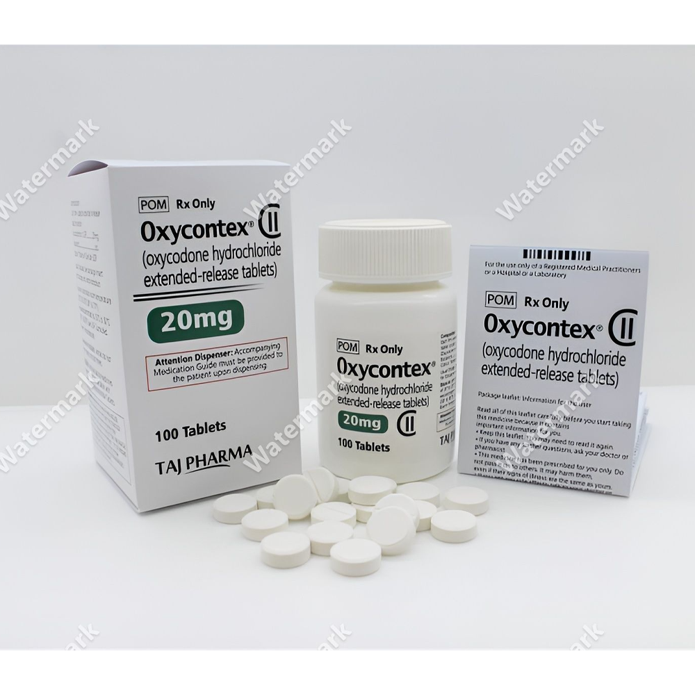 репарат ОксиКонтин 20 мг (OxyContin, Оксикодон) от Mundipharma — упаковка 28 таблеток пролонгированного действия (контролируемое высвобождение)